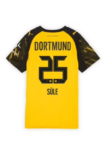 Borussia Dortmund Niklas Sule #25 Jalkapallovaatteet Naisten Kotipaita 2025-26 Lyhythihainen Borussia Dortmund Niklas Sule #25 Jalkapallovaatteet Naisten Kotipaita 2025-26 Lyhythihainen